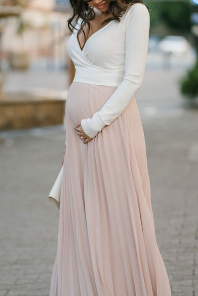 fall maternity dress
